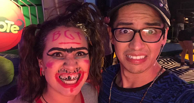 28 de septiembre oriana arredondo es maquillada de terror